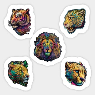 Big Cats Pack 1 Sticker